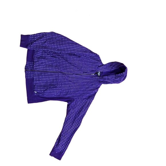 Vintage Stussy Monogram Hoodie XL Purple - Picture 8 of 13